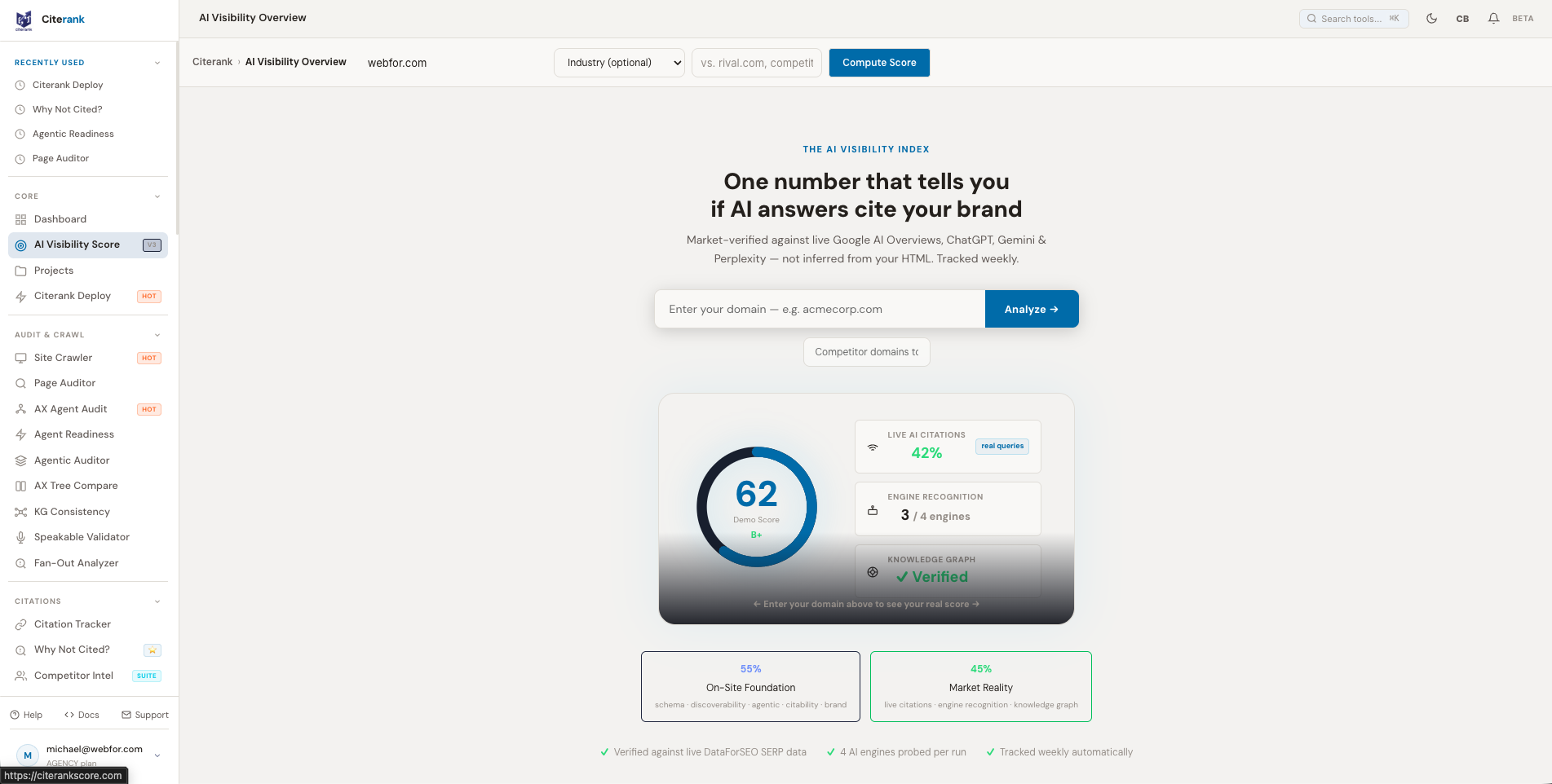 CiteRank screenshot 1